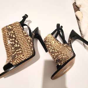 Rachel Zoe Open Toe Strap Heels Size 10